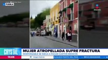 Conductora que atropelló a mujer se niega a pagar los gastos médicos
