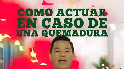 ¿Cómo actuar y qué no hacer en caso de una quemadura?
