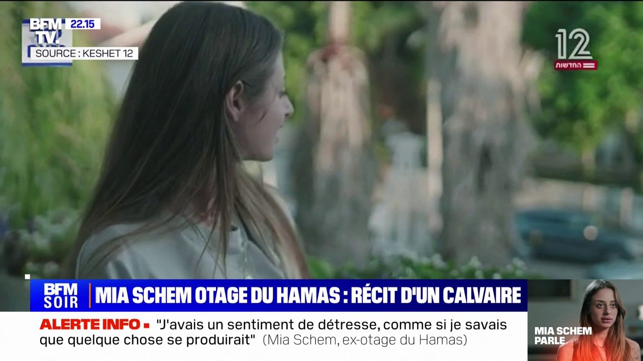 "C'était mon rêve de rentrer, je n'en reviens toujours pas": Mia Schem, ex-otage franco-israélienne