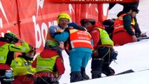 ITALIAN Alpine Skier Airlifted to Hospital as Competitors Watch Terrifying W-Cup Accident in Horror