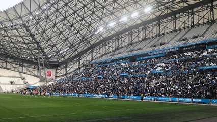 La reprise de l'entraînement en public à l'Orange Vélodrome