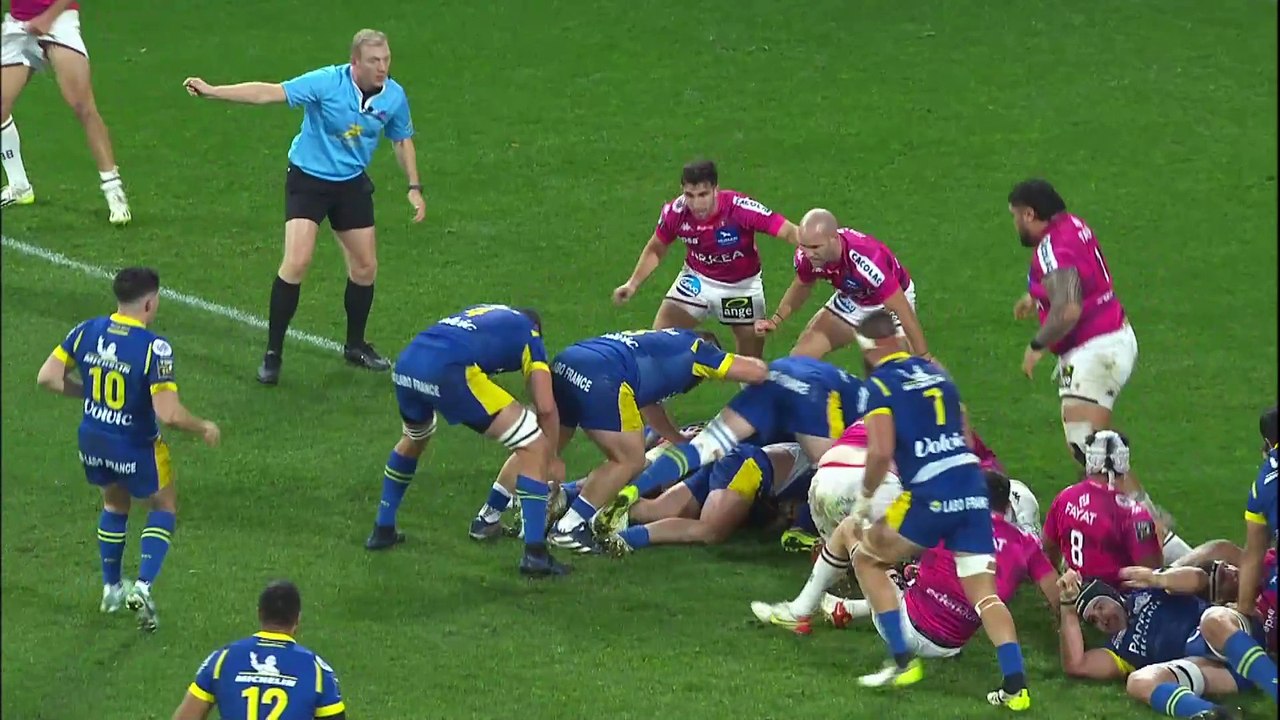 TOP 14 - Essai de Rob SIMMONS (ASM) - ASM Clermont - Union Bordeaux Bègles