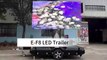 JCT EF8 Mobile LED trailer good for outdoor advertising and sports events