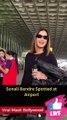 Sonali Bendre Spotted at Airport