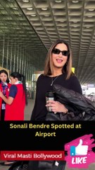 Sonali Bendre Spotted at Airport