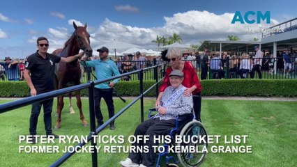 Peter Ryan ticks off bucket list at Kembla Grange