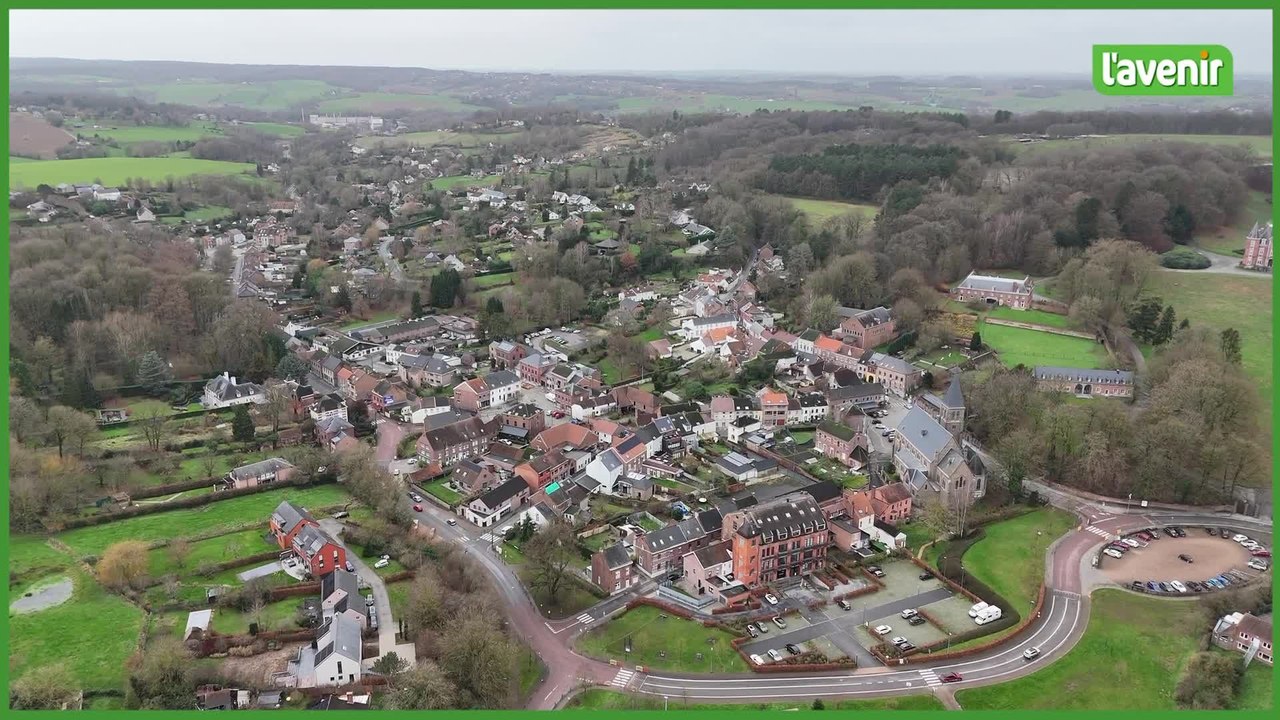 Le Brabant wallon vu du ciel : Ittre, l’ancien centre géographique de la Belgique