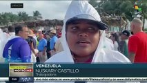 Autoridades venezolanas inspeccionan zona afectada por desbordamiento de residuos