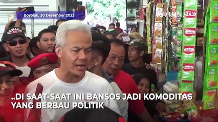 Ganjar: Sekarang Bansos Jadi Komoditas Berbau Politik