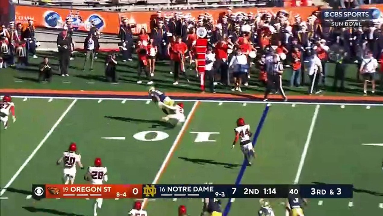 Tony the Tiger Sun Bowl Showdown: Oregon State vs. Notre Dame Extended Highlights  #SunBowl #OregonStatevsNotreDame #CollegeFootball