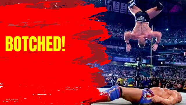 Infamous botches Part 3 Brock Lesnar shooting star fail