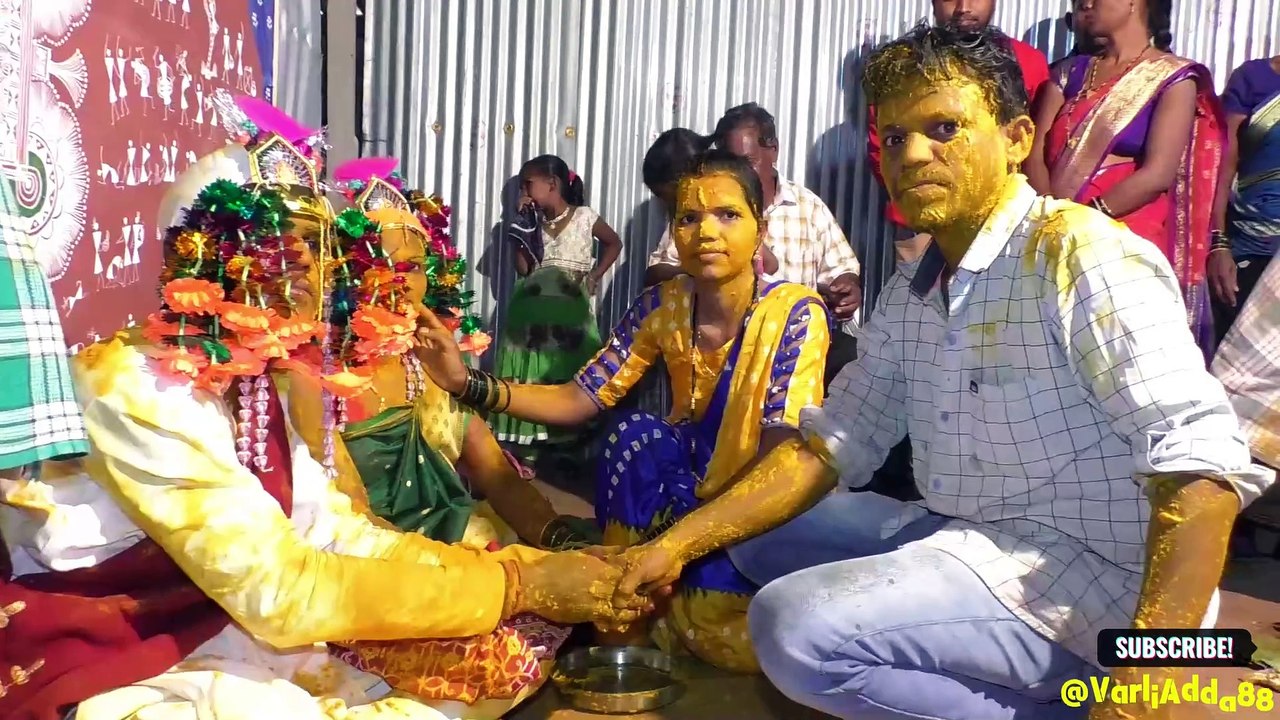 Adivasi Haldi Ceremony| हल्दी समारंभ | Haldi Ceremony #haldi #adivasi #haldiceremony