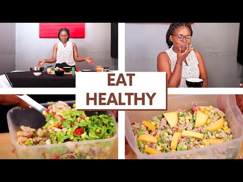 How to Make Tasty Chicken Corn Salad || Eating Healthy || we learn together