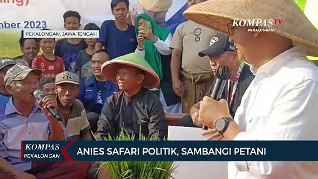 Anies Safari Politik di Pekalongan, Sambangi Petani dan Pesantren