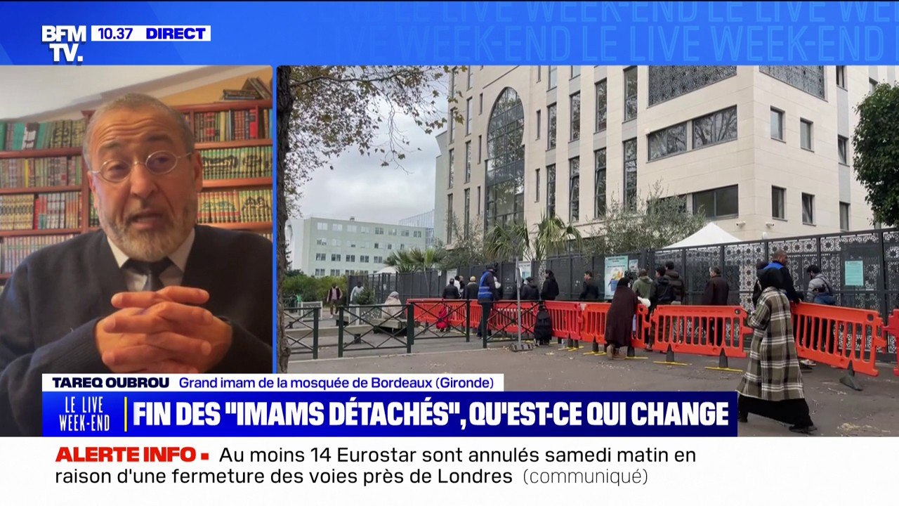 Fin des "imams détachés": "Une étape nécessaire" selon Tariq Oubrou, grand imam de la mosquée de Bordeaux