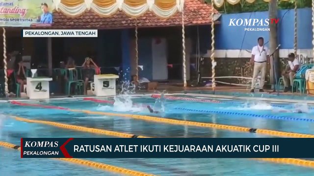 Akuatik Cup III Digelar di Pekalongan, Magelang Akuatik Borong Medali Emas