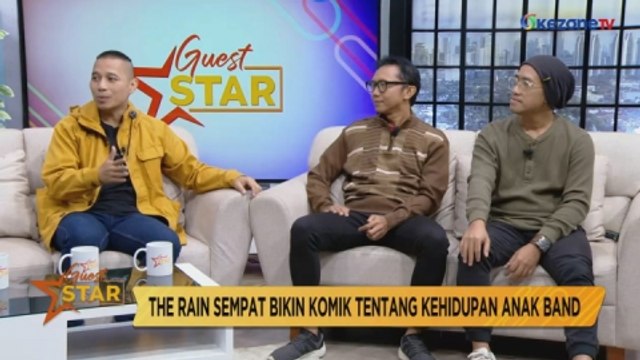 GUEST STAR: The Rain Sempat Bikin Komik tentang Kehidupan Anak Band