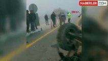 Elazığ'da buzlanma ve sis nedeniyle kaza: 6 yaralı