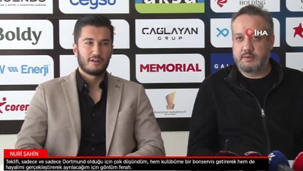 Nuri Şahin: Hayalimi gerçekleştirerek ayrılıyorum, gönlüm ferah