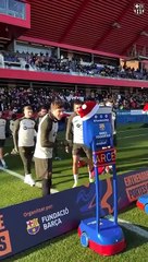 Entrenamiento del Barça de puertas abiertas