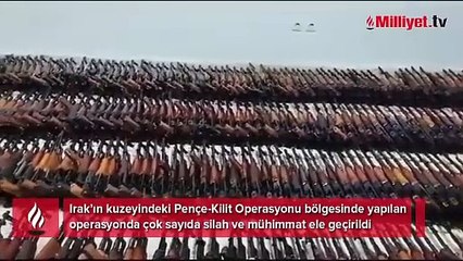 Türk Komandoları terör örgütünün cephaneliğine girdi!