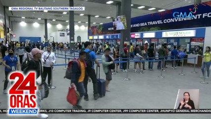 Mga pasahero sa Batangas Port, mas kaunti | 24 Oras Weekend