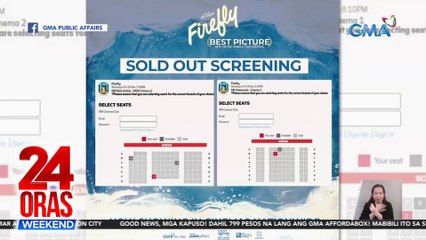 MMFF 2023 Best Picture and Best Screenplay na "Firefly," patok sa takilya | 24 Oras Weekend