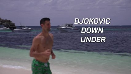 Djokovic explores Australia ahead of the United Cup