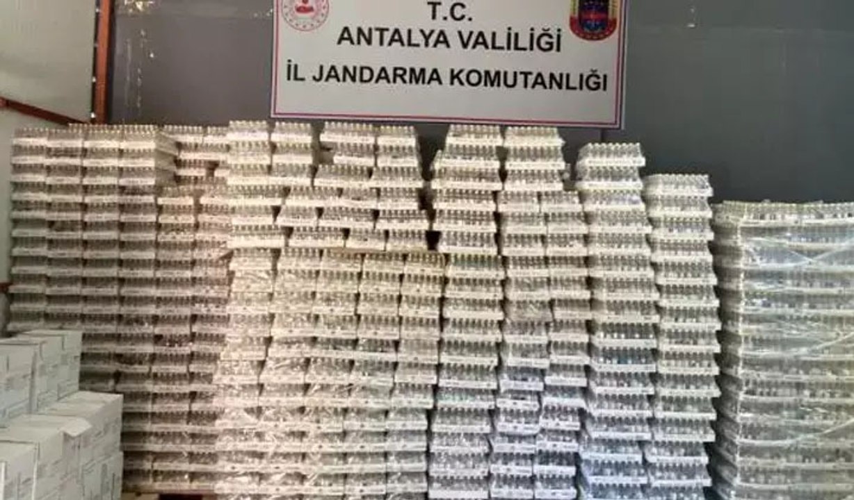 Cumhuriyet tarihinin en büyük kaçak içki operasyonu: Piyasa değeri 75 milyon TL