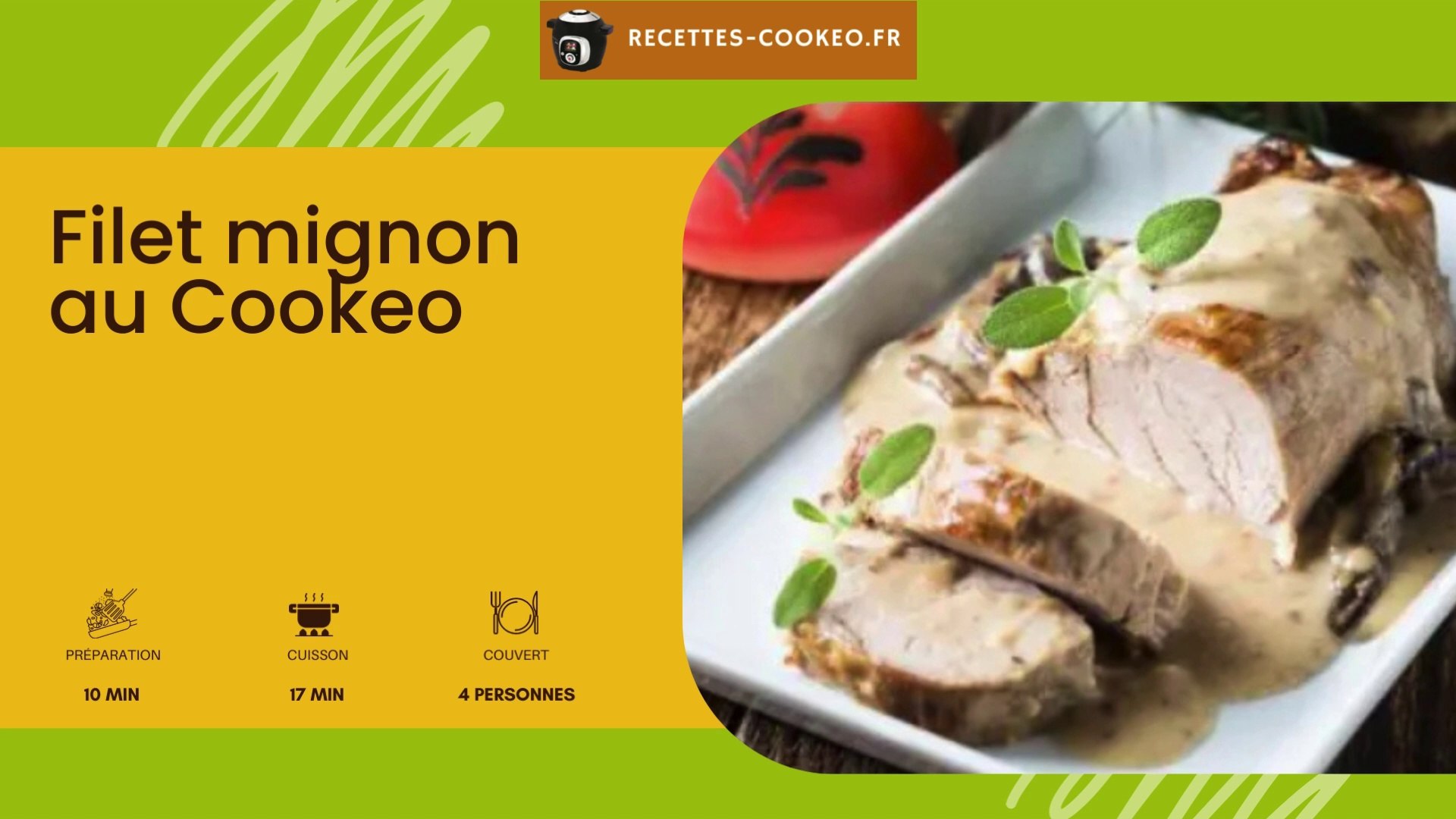 Filet mignon de porc au Cookeo - Vidéo Dailymotion