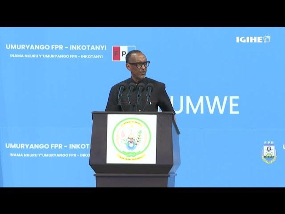 Ijambo rya Perezida Kagame mu Nama Nkuru ya FPR Inkotanyi
