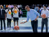 President Kagame and Giants of Africa unveil the refurbished Club Rafiki basketball court