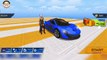 Mega Ramp Car Stunt Master | Mega Stunt Ramp Simulator | GT Impossible Sport Car Racing | Slowly