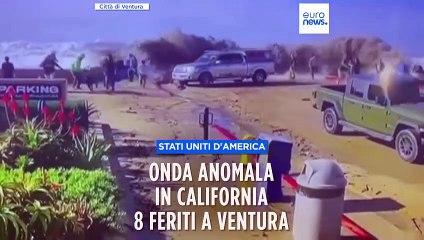 Onda anomola in California: otto feriti, l'allerta resta alta
