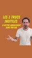 Et toi, c'est quoi les trucs inutiles que tu mets dans ton sac à dos de voyage ❓❗