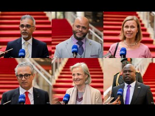 President Kagame receives credentials from 14 new envoys