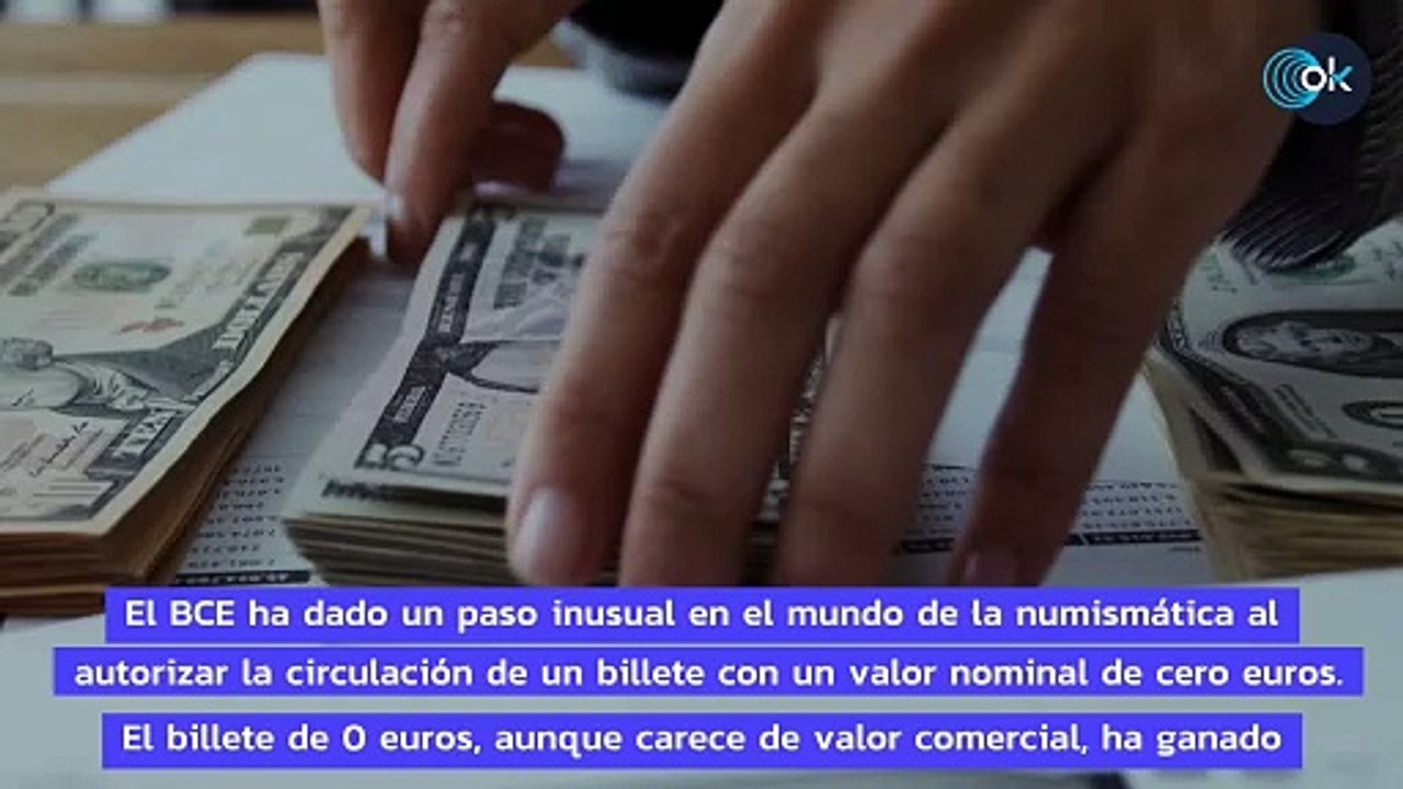El billete de 0 euros ya está en circulación. El Banco Central Europeo ha dado luz verde a esta divisa