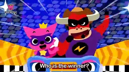 TRex vs Monster Truck and more   Compilation   Monster Trucks   Pinkfong Songs for Children