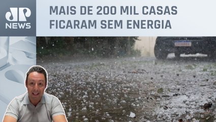 Temporal causa transtornos no Rio Grande do Sul; repórter Lucas Filho detalha
