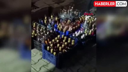 Gebze'de 1 Milyon TL Değerinde Kaçak İçki Operasyonu