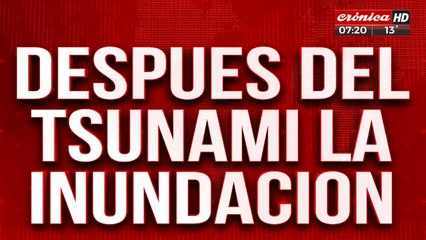 Alerta en California: después de tsunami, la inundación