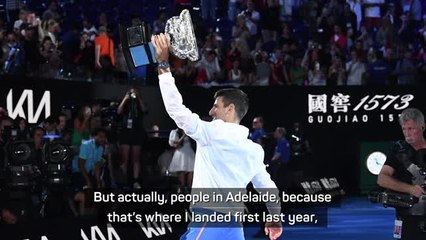 Australia was my happy place - Djokovic