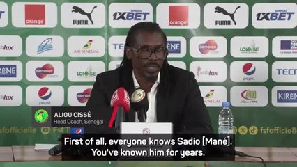 Descargar video: Senegal boss Cisse defends Mane attitude qualms