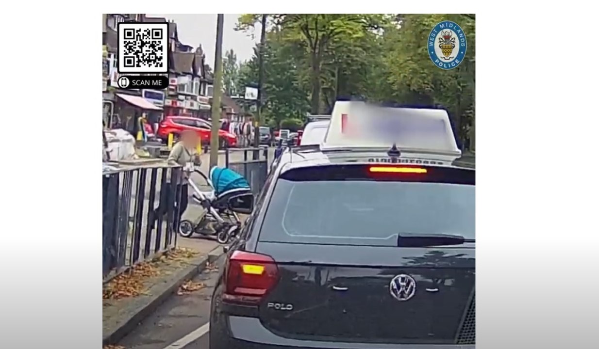West Midlands dash cam drivers caught