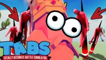 ADAMIN EN KÖTÜ YERİNE MIZRAK ATTILAR | Totally Accurate Battle Simulator | Savaş Simulasyonu