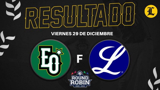 Resumen Estrellas Orientales vs Tigres del Licey Tigres del Licey | 29 dic 2023 | Round Robin Lidom