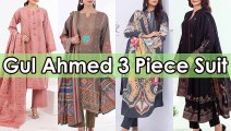 Gul Ahmed Winter Collection 3 Piece Suit for Women
