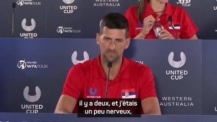 United Cup - Djokovic : "L'Australie ? Un endroit où je me sens bien"