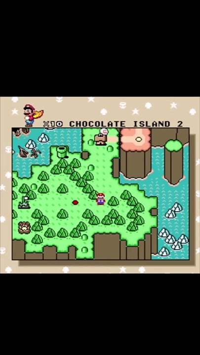 Super Mario World fase secreta chave chocolate island 2