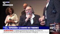 Gérard Depardieu: la guerre des tribunes